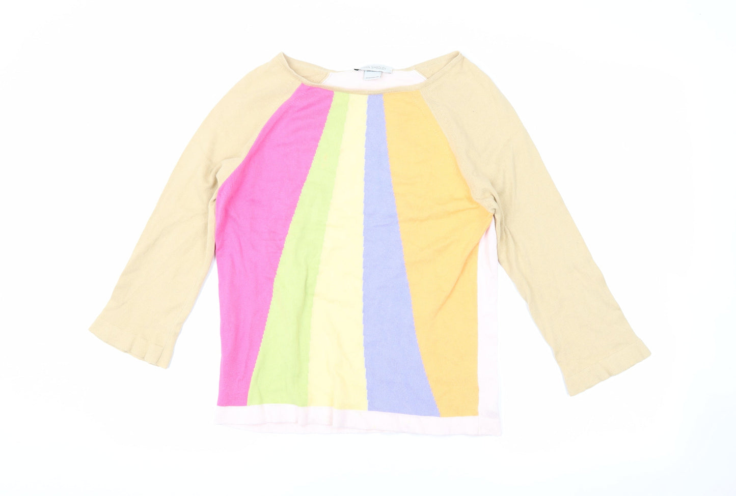 John Smedley Women's Multicoloured Pullover Jumper L