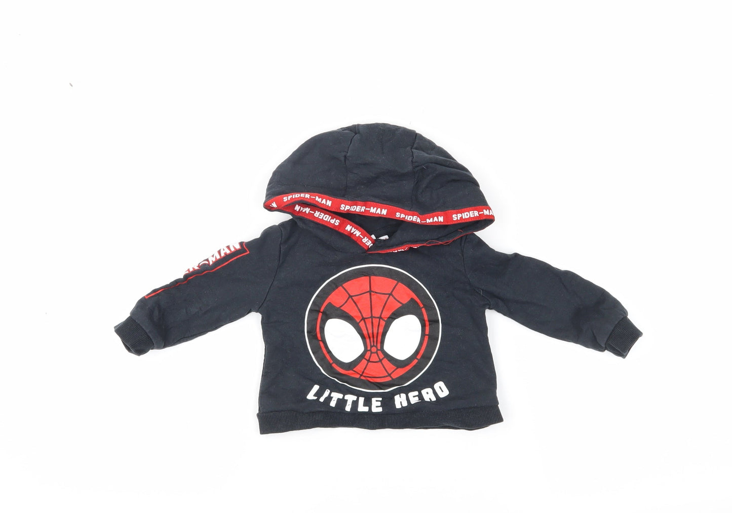 Marvel Unisex Spider-Man Jumper Black 6-9 Months
