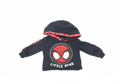 Marvel Unisex Spider-Man Jumper Black 6-9 Months