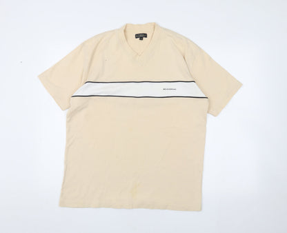 Mens UK Size M Ben Sherman Beige  T-Shirt