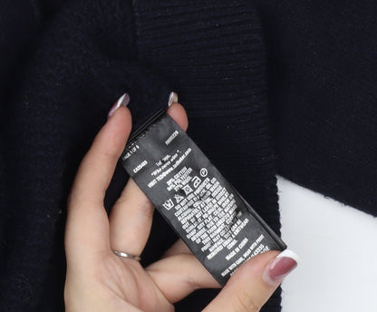 Ted Baker Men's Blue Cardigan, Size 6, Heavyweight