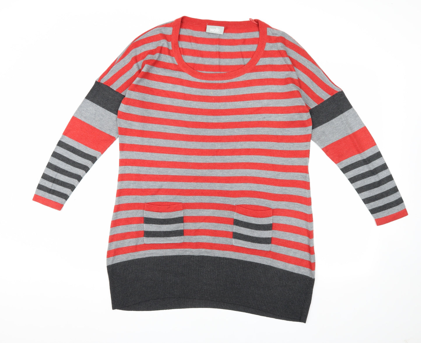 Womens UK Size L Wallis Multicoloured Pullover Jumper