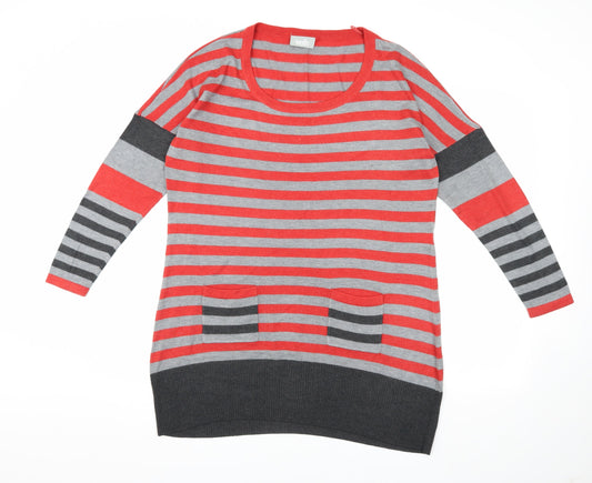 Womens UK Size L Wallis Multicoloured Pullover Jumper