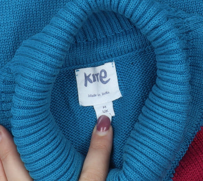 Kite Women's Multicoloured Mock Neck Pullover Jumper M