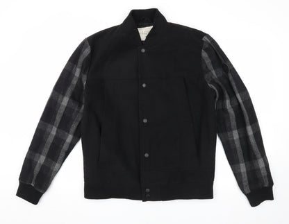 Mens UK Size L Native Youth Black Varsity Jacket