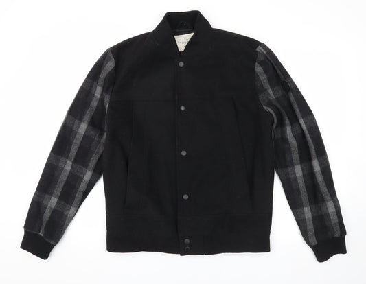 Mens UK Size L Native Youth Black Varsity Jacket