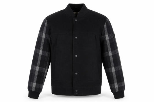 Mens UK Size L Native Youth Black Varsity Jacket