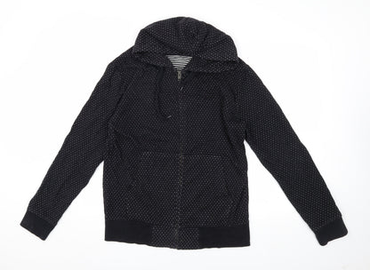 Mens UK Size M French Connection Black Hooded