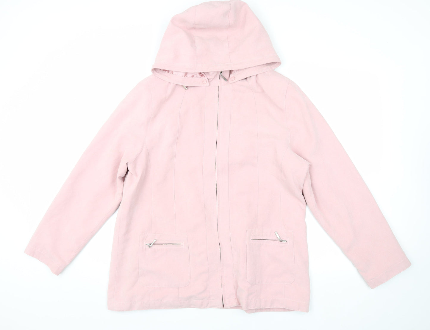 Womens UK Size 14 Berkertex Pink Basic Jacket