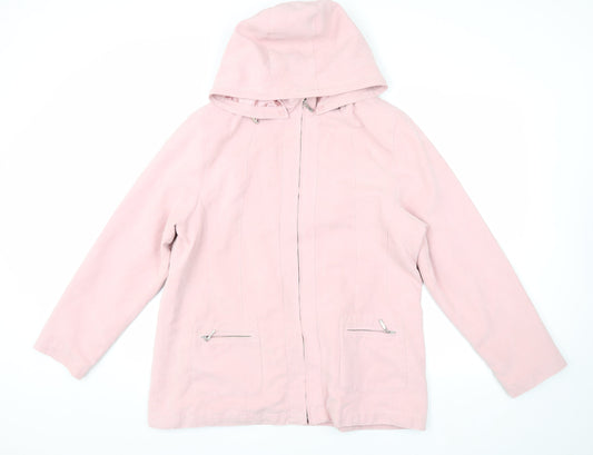 Womens UK Size 14 Berkertex Pink Basic Jacket