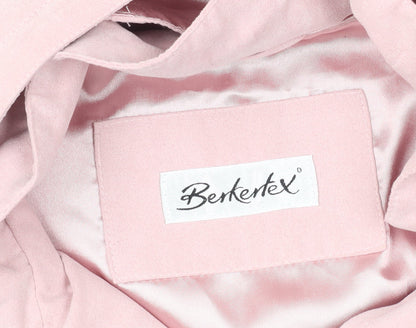 Womens UK Size 14 Berkertex Pink Basic Jacket