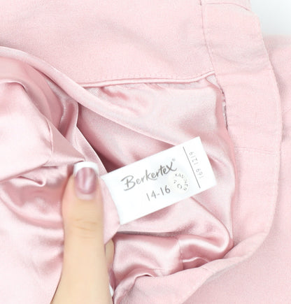 Womens UK Size 14 Berkertex Pink Basic Jacket