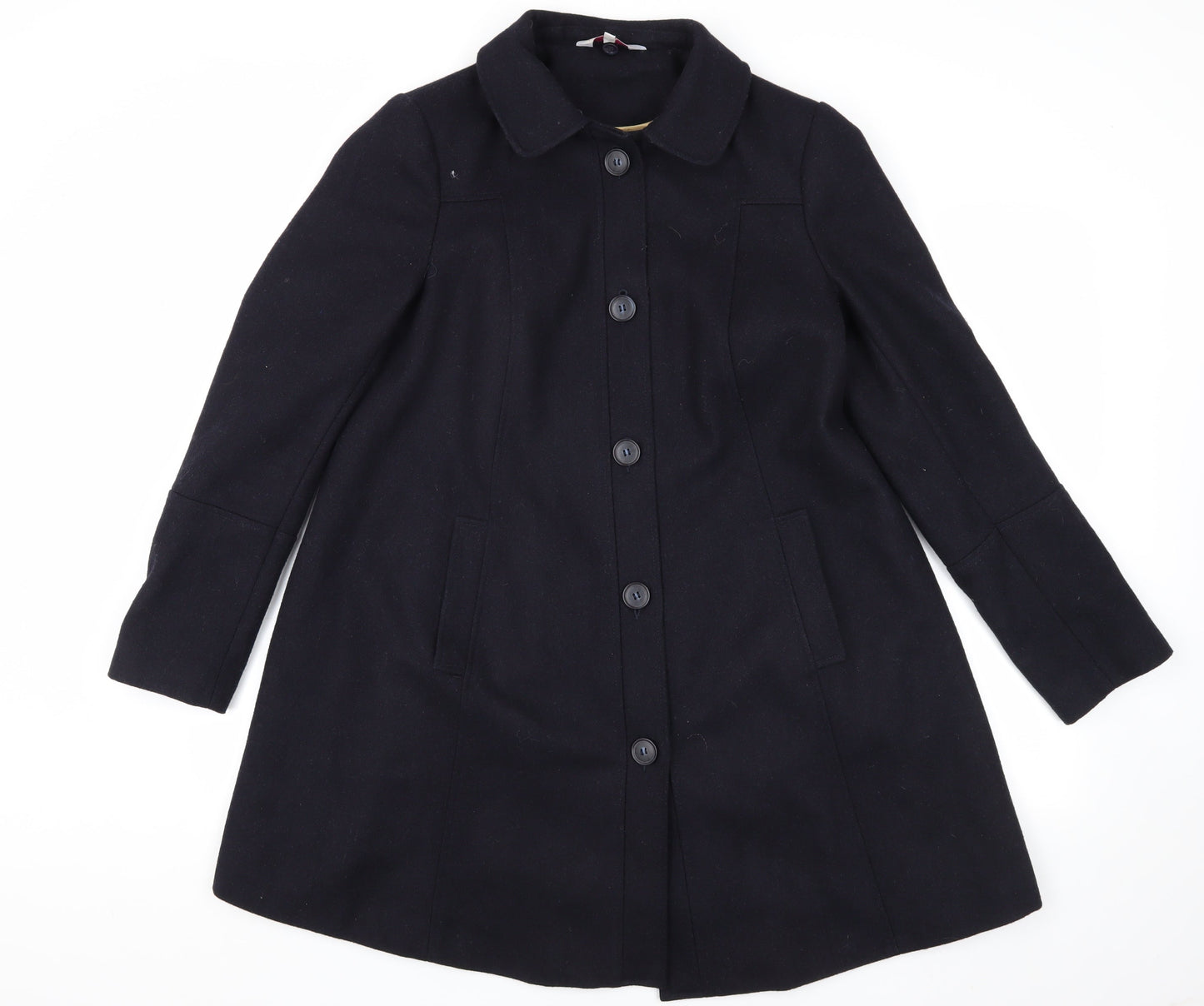 Maternity Women's Black Wool Coat, Size 12