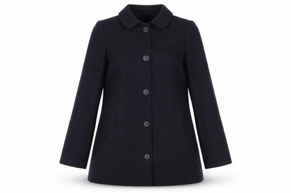 Maternity Women's Black Wool Coat, Size 12