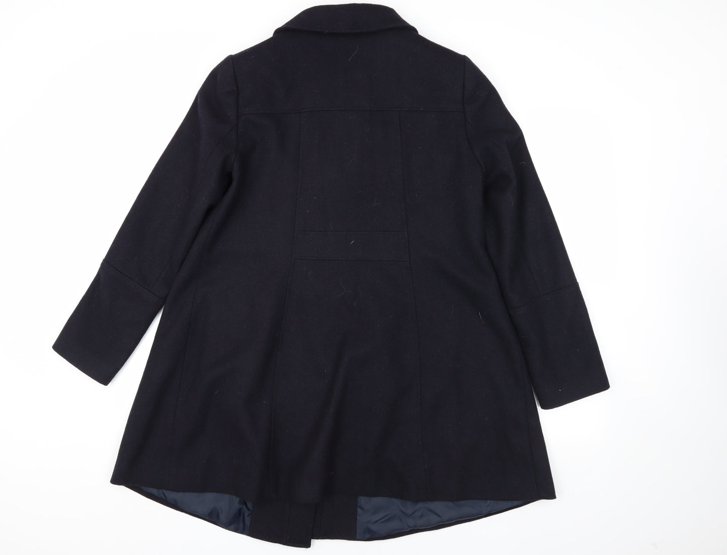 Maternity Women's Black Wool Coat, Size 12