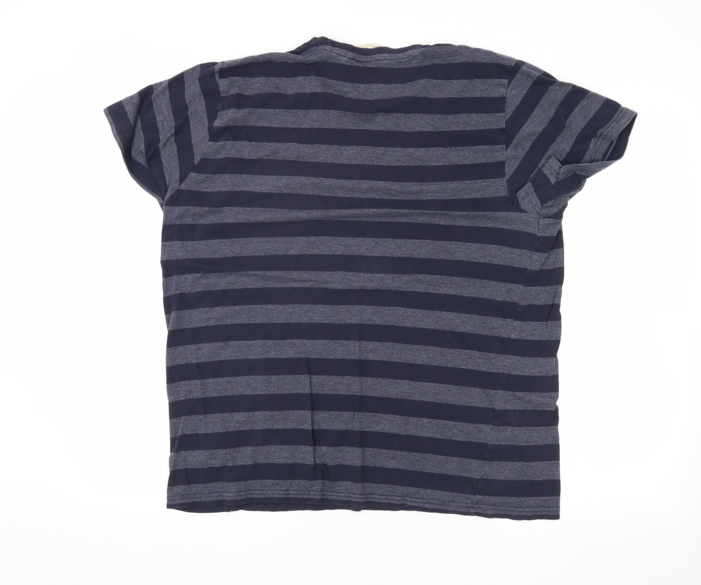 Lee Cooper Men's XL Blue Striped T-Shirt