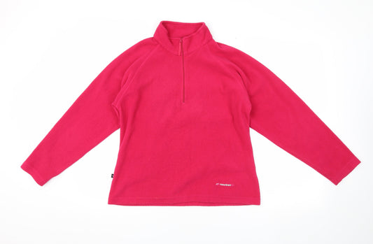 Womens UK Size 10 Mountainlife Red Pullover Sweatshirt