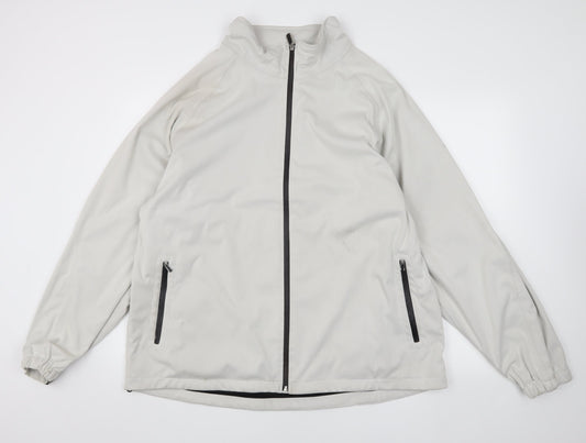 Mens UK Size 2XL Firethorn White Basic Jacket