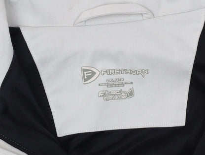 Mens UK Size 2XL Firethorn White Basic Jacket