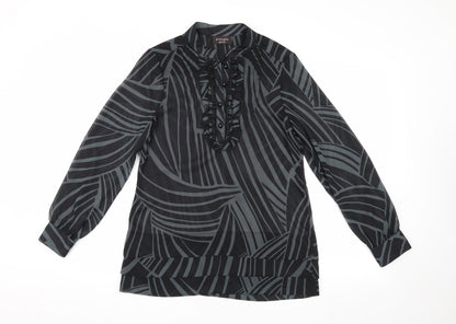 Womens UK Size 10 Principles Black Basic Blouse