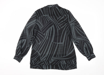 Womens UK Size 10 Principles Black Basic Blouse