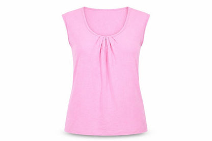 Womens UK Size 10 Crew Clothing Co. Pink Basic T-Shirt