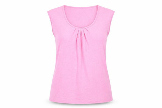 Womens UK Size 10 Crew Clothing Co. Pink Basic T-Shirt