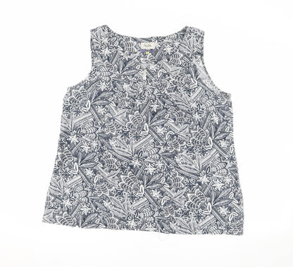Womens UK Size 16 Heyton Multicoloured Basic Tank