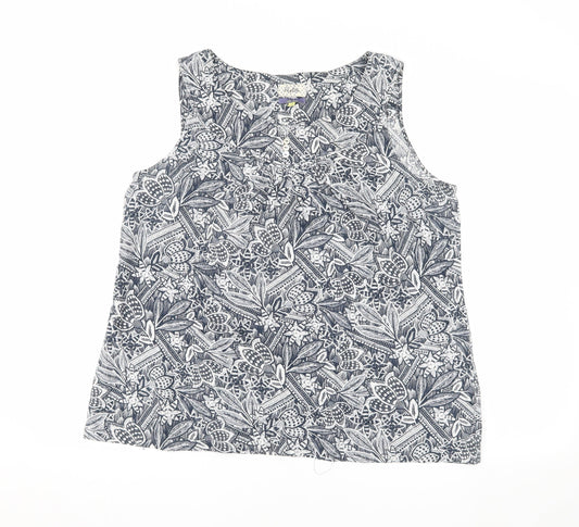 Womens UK Size 16 Heyton Multicoloured Basic Tank