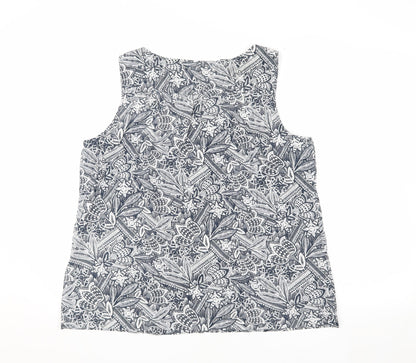 Womens UK Size 16 Heyton Multicoloured Basic Tank