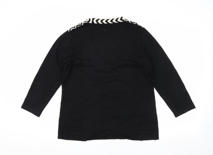 Womens UK Size M CC Black Cardigan Jumper