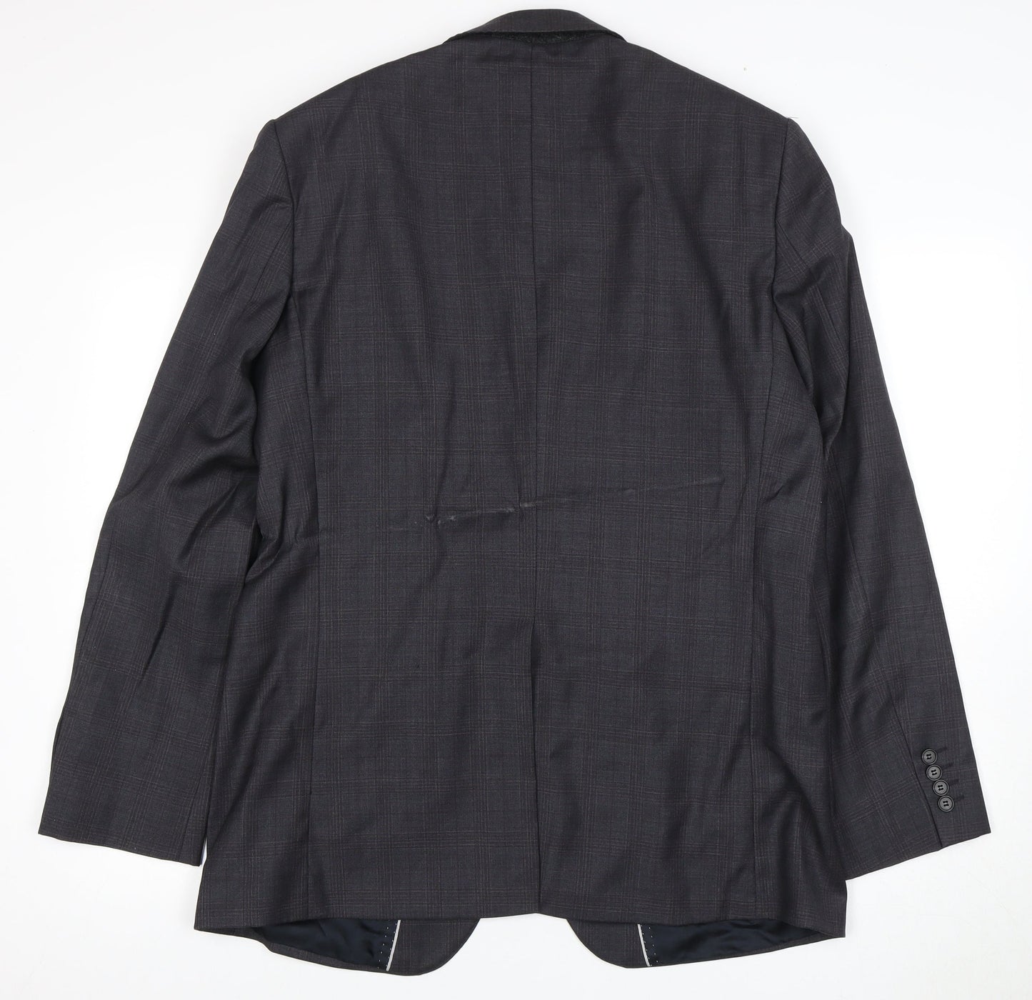 Mens UK Size 42 Jeff Banks Regular Grey Suit Jacket