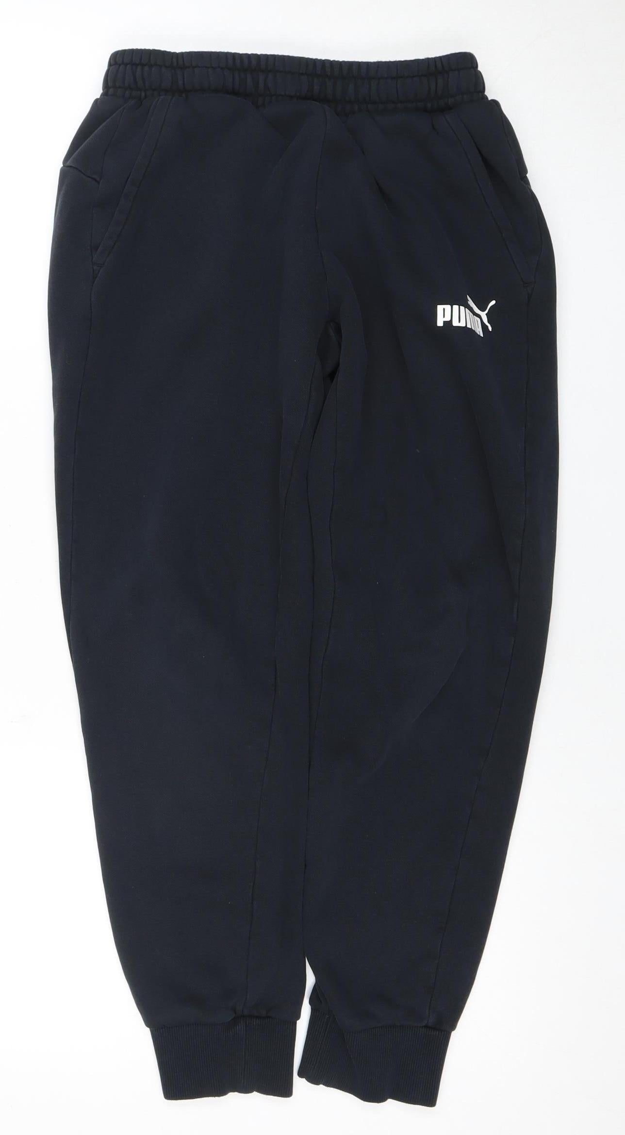 Puma Women's Black Jogger Trousers - Size S Gym