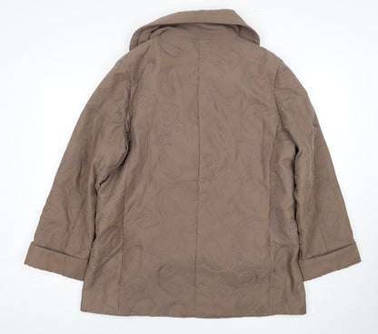 Womens UK Size 16 Eastex Brown Basic Jacket