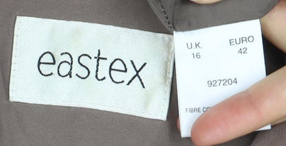 Womens UK Size 16 Eastex Brown Basic Jacket