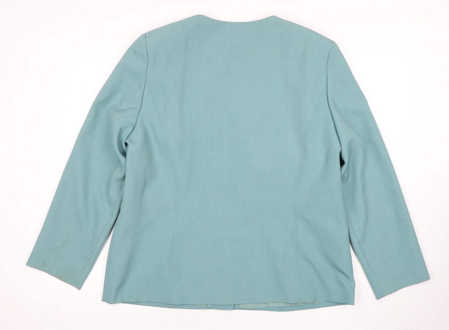 EWM Women's Blue Suit Jacket Size 18