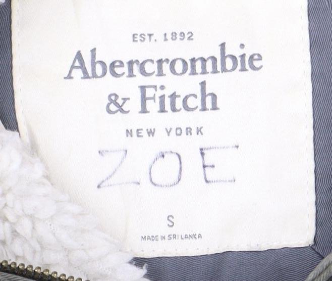 Abercrombie & Fitch Women's Green Parka Jacket S