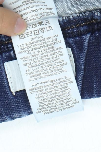 Boden Boys Blue Skinny Jeans 11 Years Cotton Blend Kids
