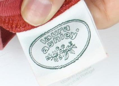 Laura Ashley Women's Red Roll Neck T-Shirt Small