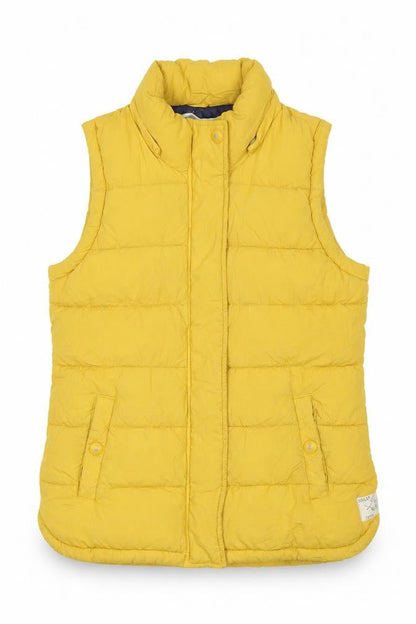 Womens UK Size 10 Joules Yellow Puffer Jacket