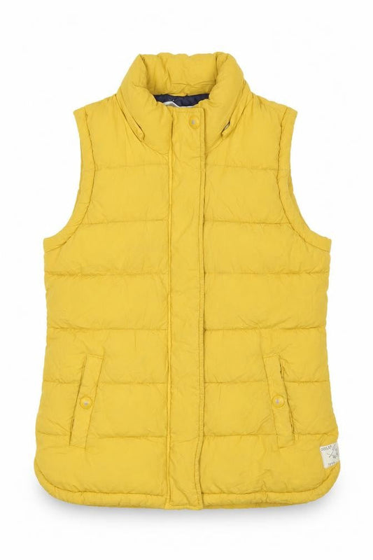 Womens UK Size 10 Joules Yellow Puffer Jacket