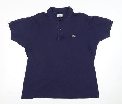 Lacoste Men's Blue Polo Shirt Size S Collared