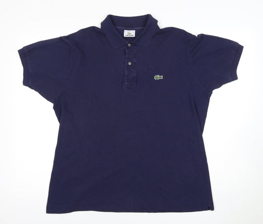 Lacoste Men's Blue Polo Shirt Size S Collared