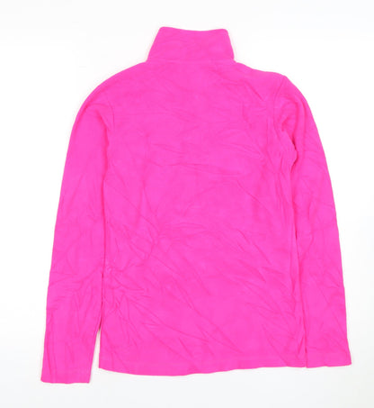 Gelert Girls Pink Fleece Sweatshirt 13 Years 1/4 Zip