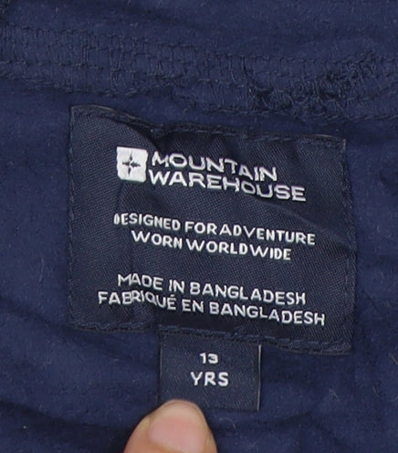 Mountain Warehouse Boys Blue Hooded Jacket 13 Years