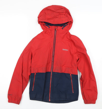 Regatta Boys Red Hooded Windbreaker Jacket 11-12 Years