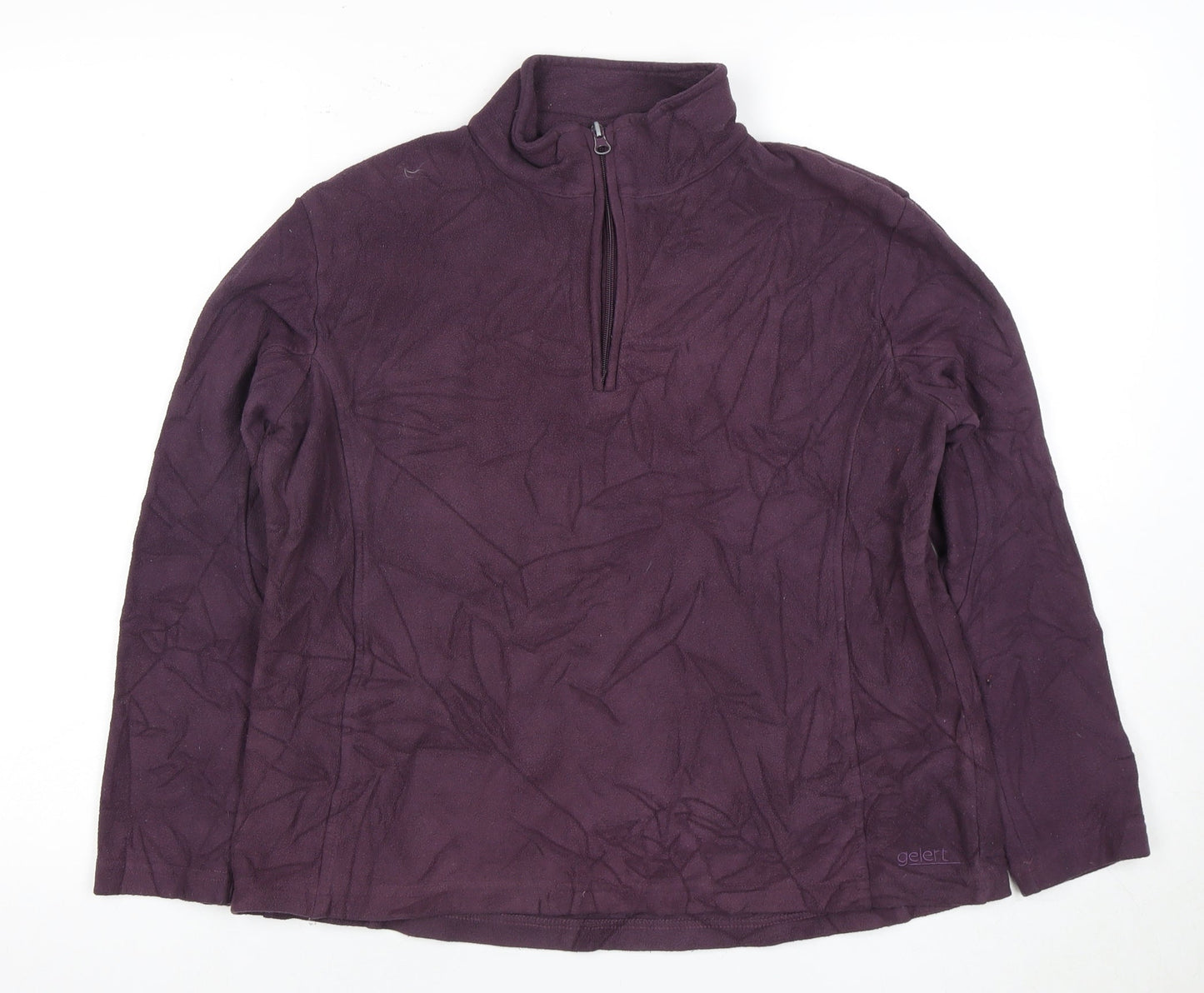 Gelert Women's Purple Fleece Pullover Sweatshirt, Size 12