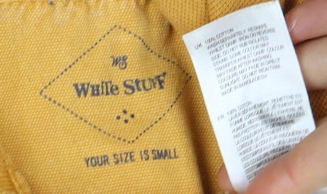 Weird Fish Men's Yellow Polo Shirt Size S