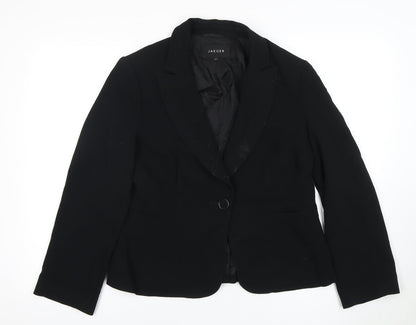 Jaeger Women's Black Tuxedo Blazer Size 12