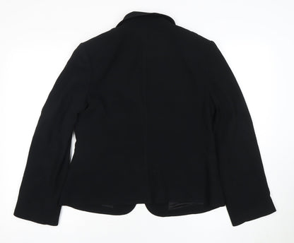 Jaeger Women's Black Tuxedo Blazer Size 12